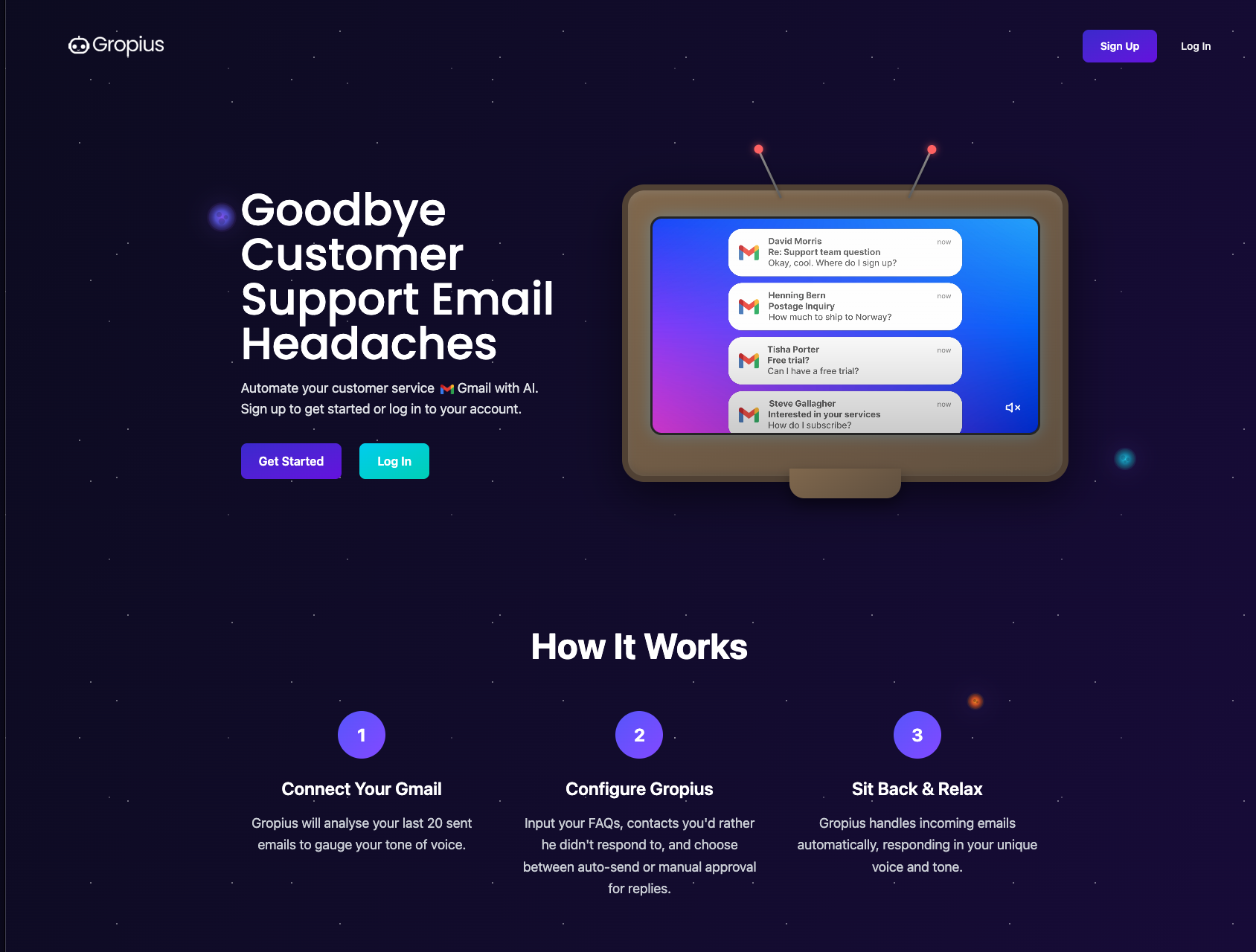 Gropius - Screenshot 2 showing product features and functionality
