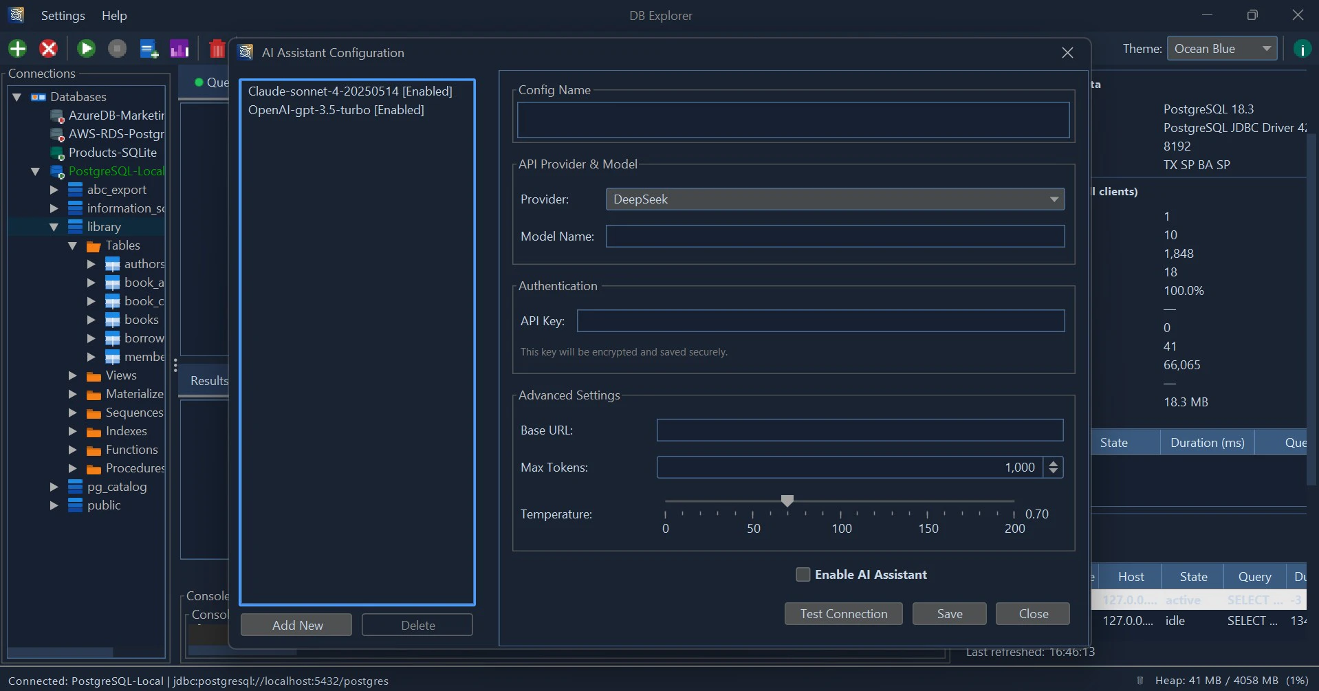 DB Explorer screenshot 3
