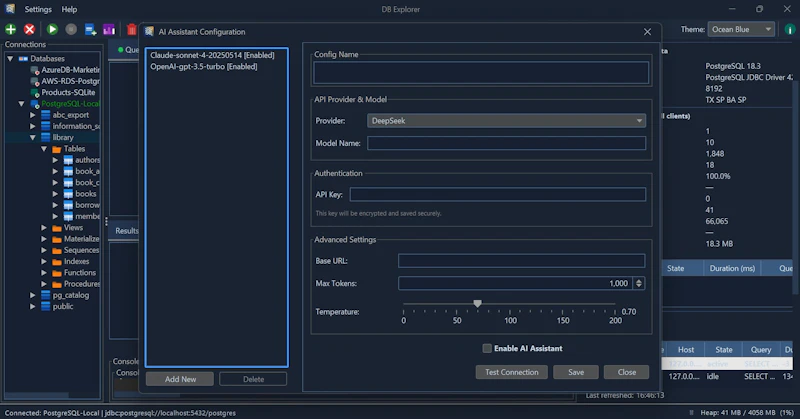 DB Explorer screenshot 4