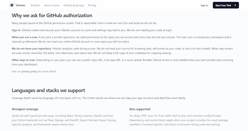VibeSec-scan screenshot 5