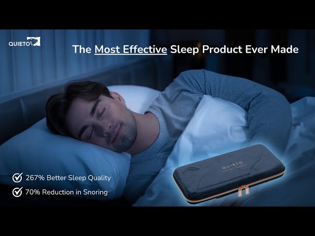 QUIETO: Snore Less, Sleep Better gallery image