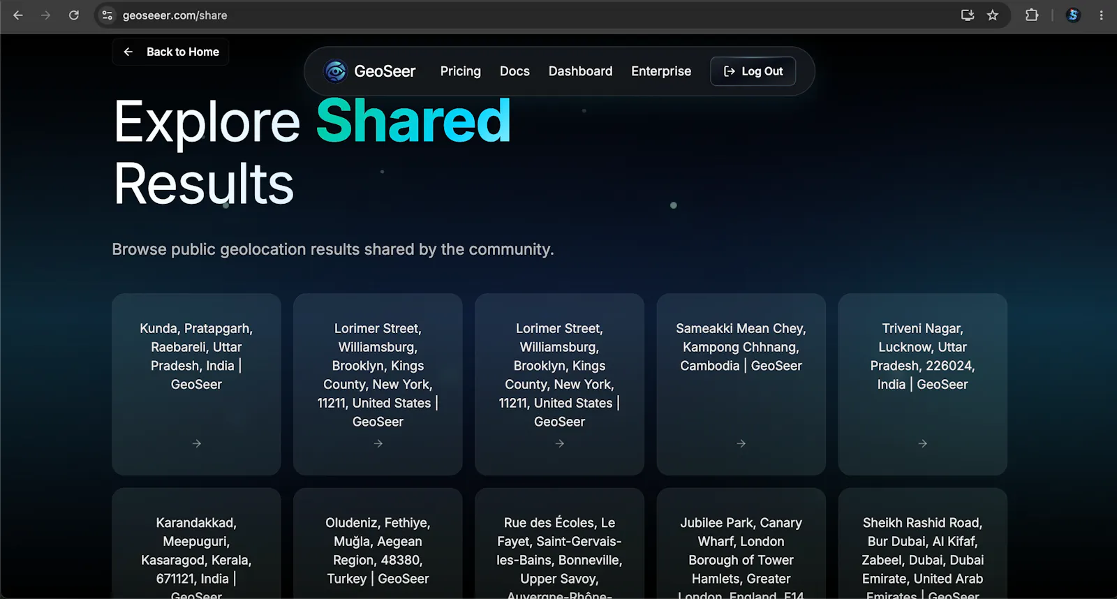 GeoSeer screenshot 4