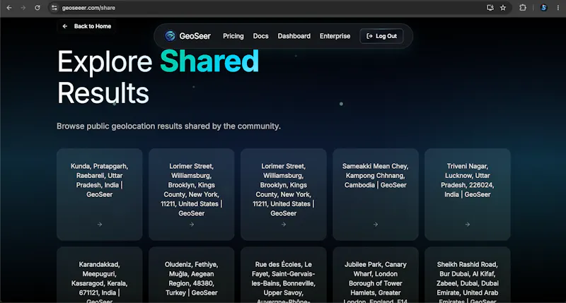 GeoSeer screenshot 4