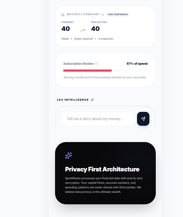 XpendWise— Financial Clarity, Executed gallery image