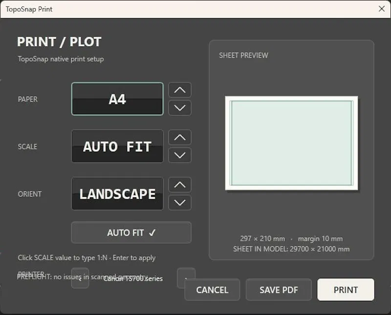 TopoSnap-Fast, comfortable CAD screenshot 5