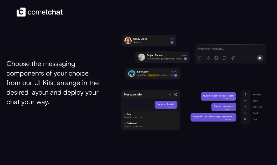 Production Ready UI Kits by CometChat screenshot 6