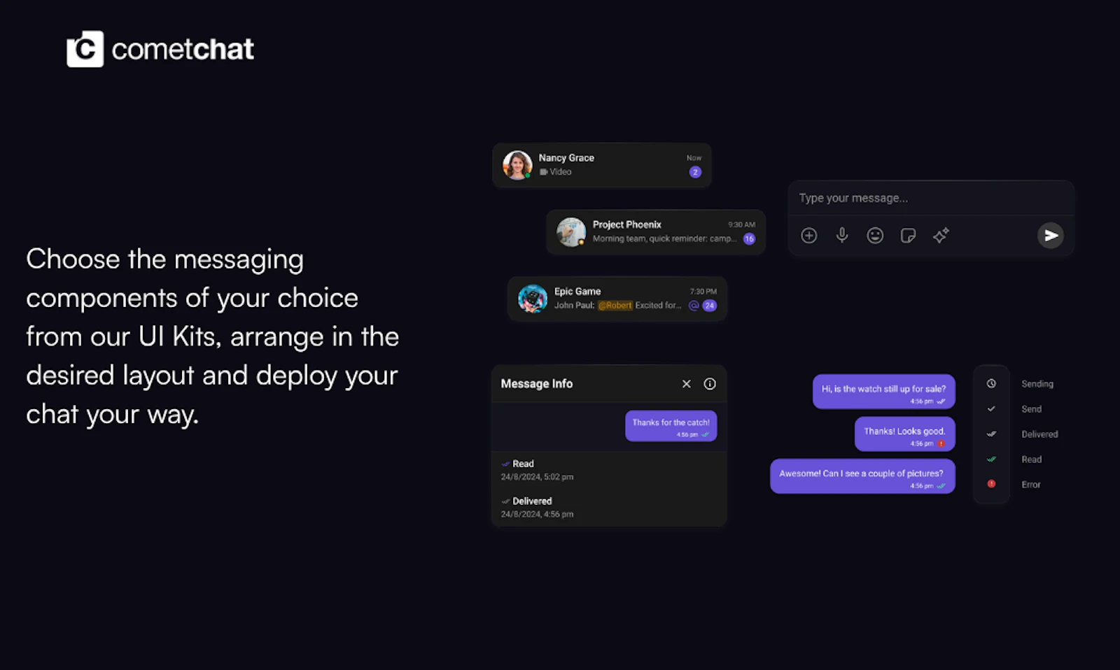 Production Ready UI Kits by CometChat screenshot 6