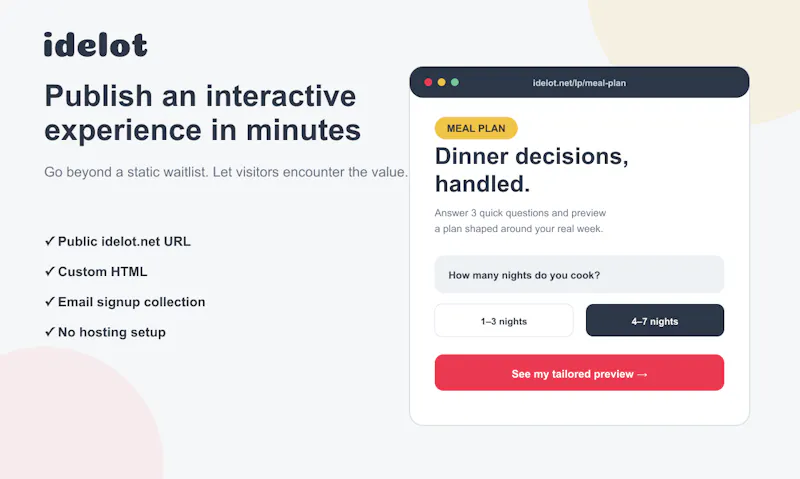 idelot screenshot 1