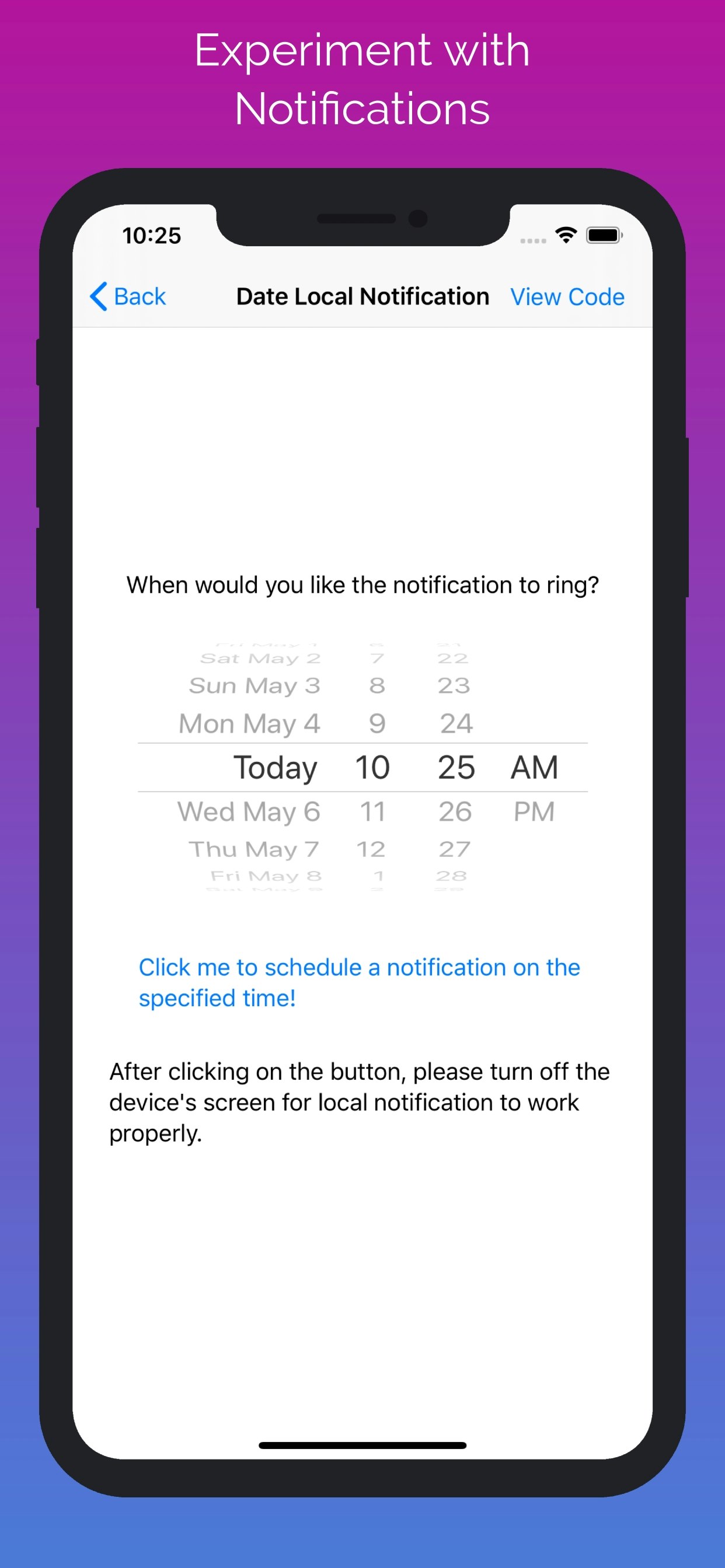 Interactive SwiftUI gallery image