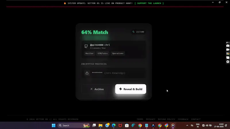 VETTOR OS screenshot 4