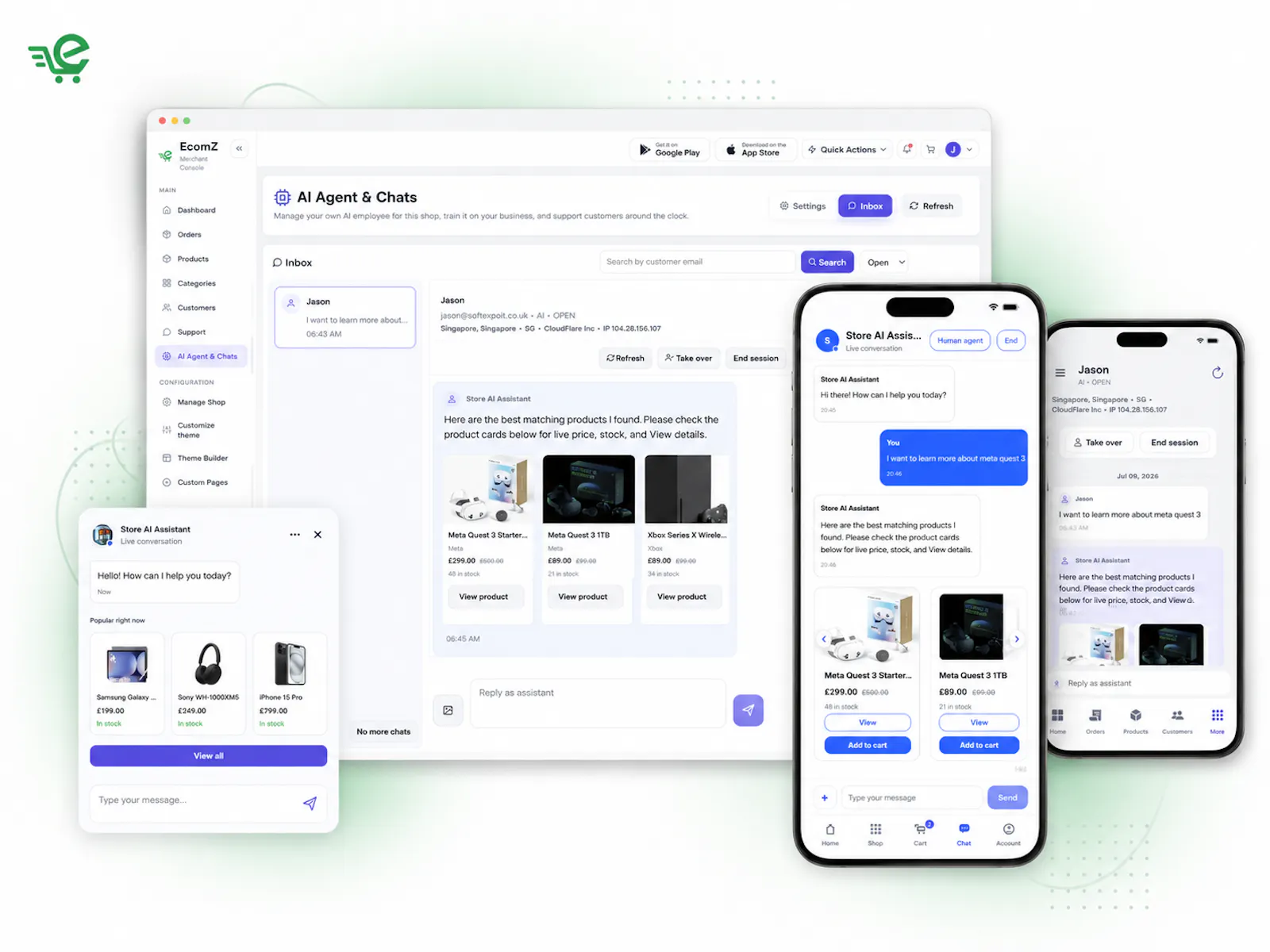 Ecomz AI Multi-Tenant SAAS Store Builder screenshot 35