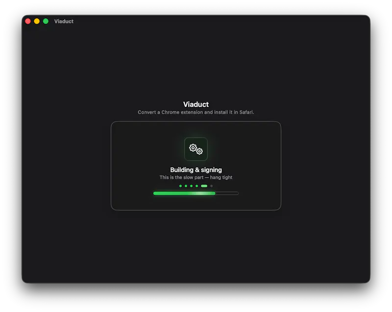 Viaduct Chrome Extensions in Safari screenshot 4