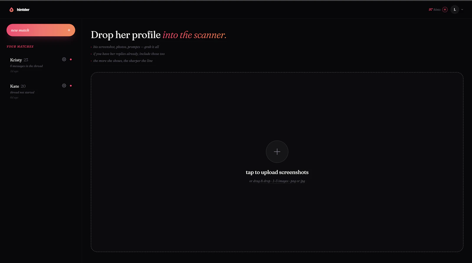 Hintder screenshot 7