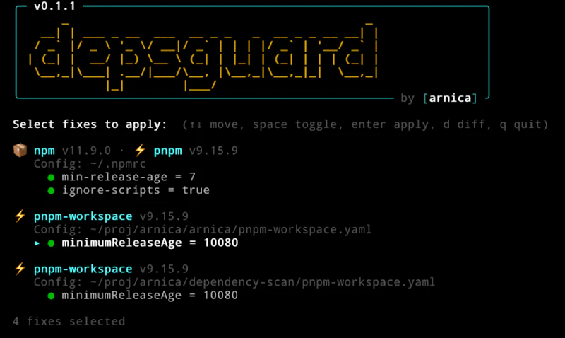 DepsGuard screenshot 1