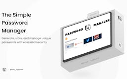 The Simple Password Manager media 1