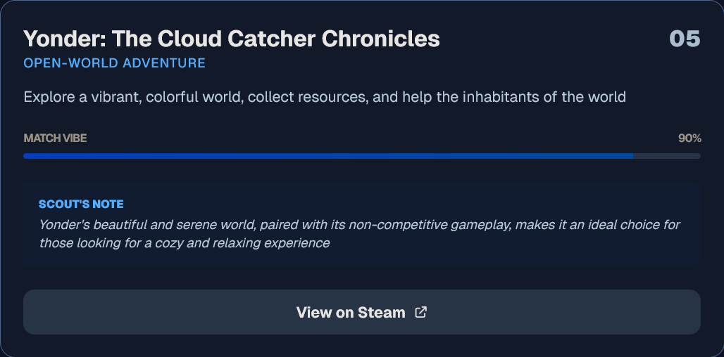 Gamescout AI gallery image