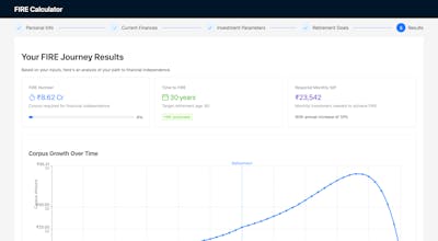 FIRE Calculator gallery image