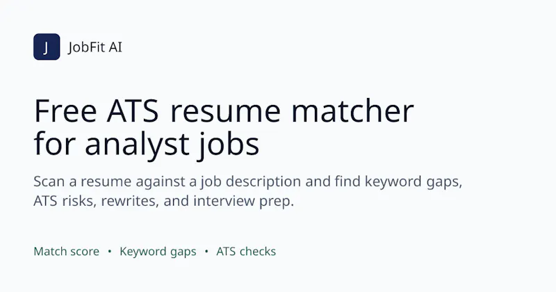 JobFit AI screenshot 1