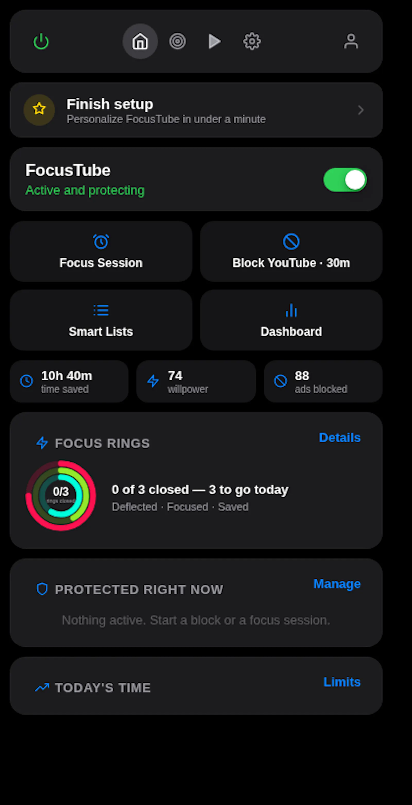 FocusTube screenshot 3