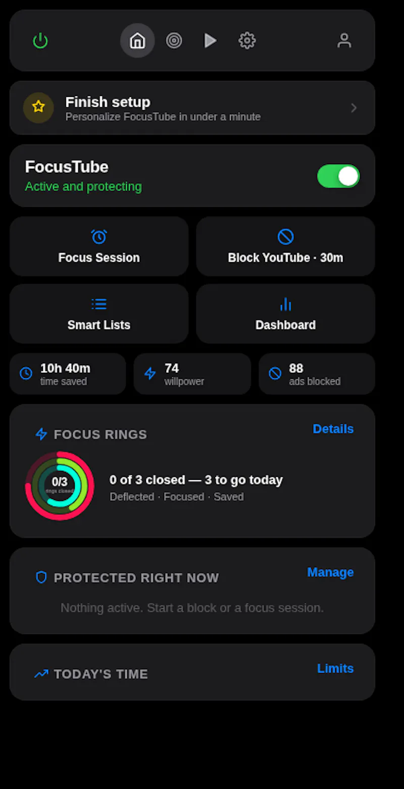 FocusTube screenshot 3