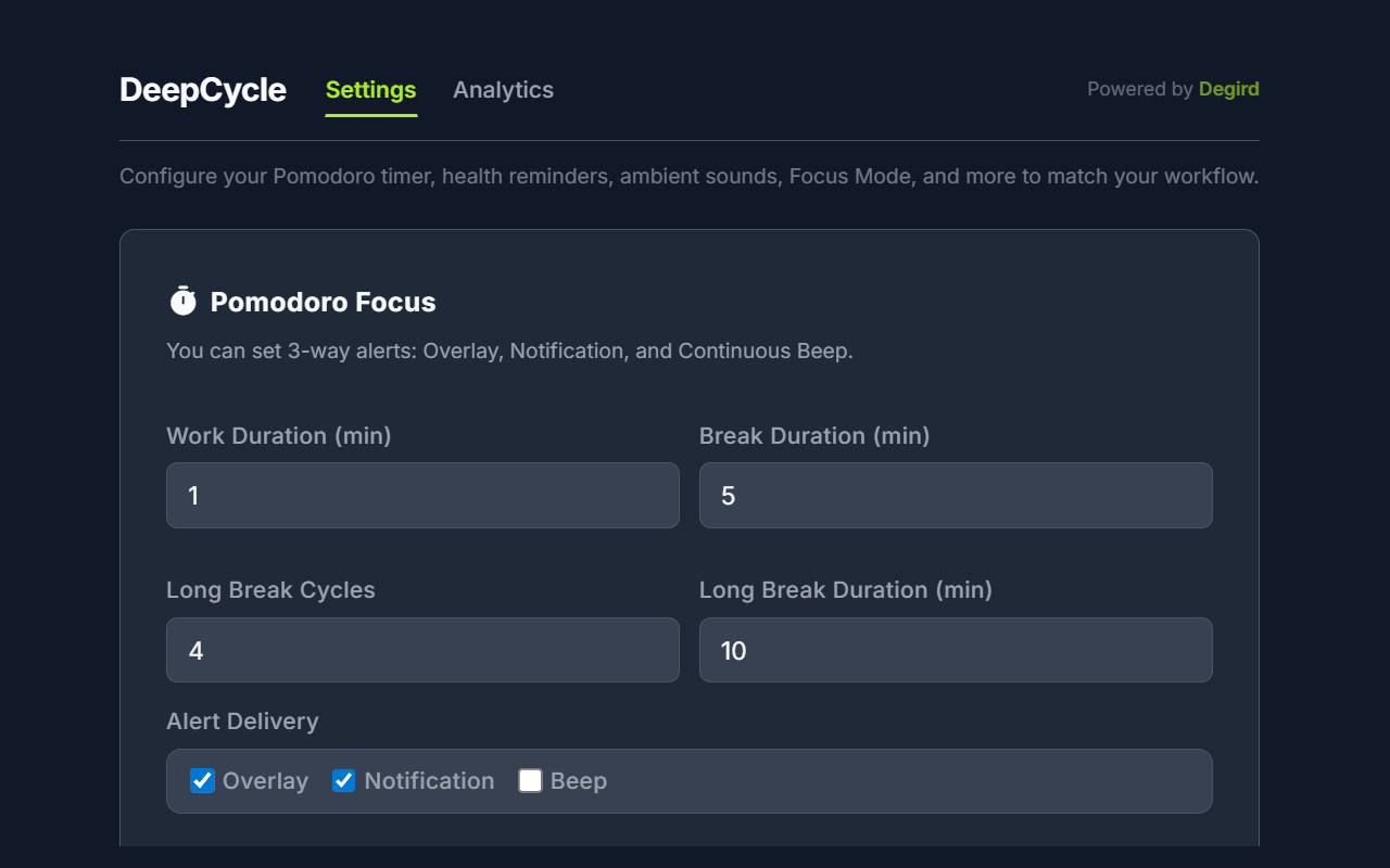 DeepCycle - Wellness Assistant gallery image
