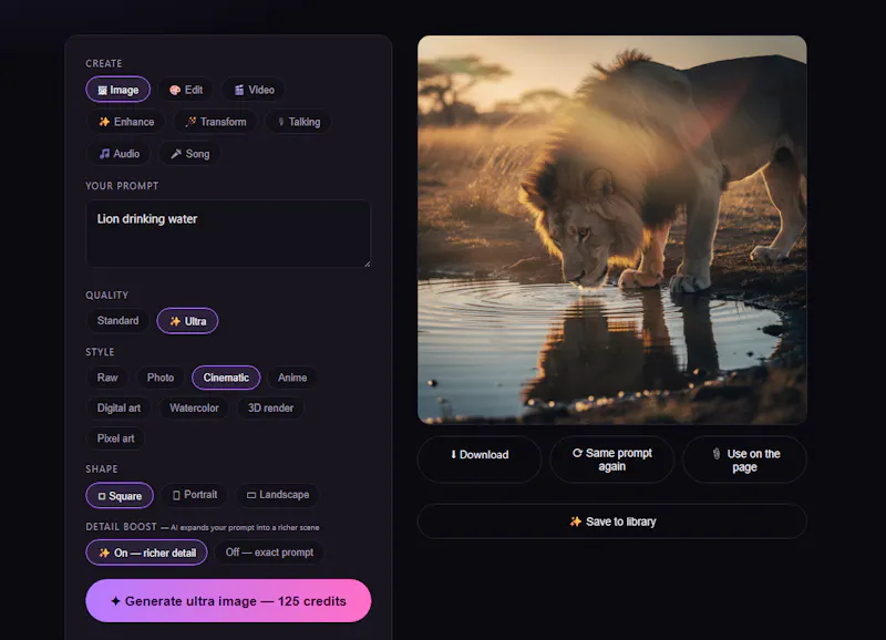 PixDream AI screenshot 2