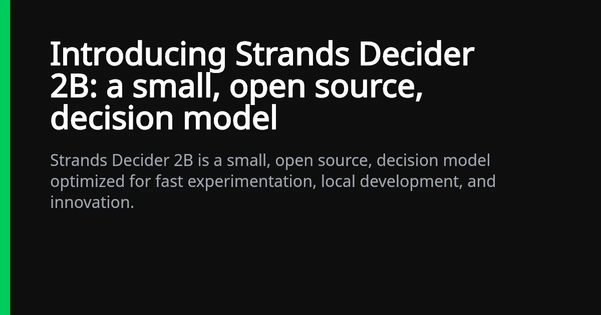 Strands Decider 2B gallery image