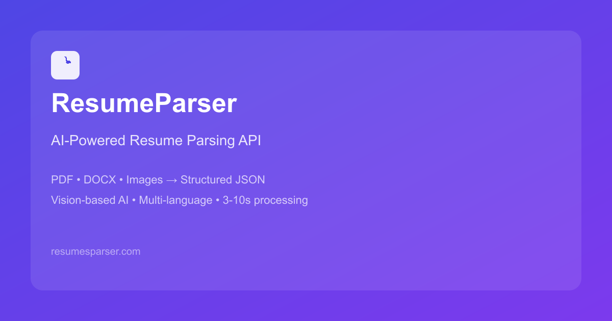 ResumeParser gallery image