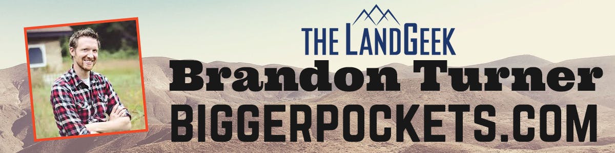 The Land Geek - Mark Chats with Brandon Turner from Bigger Pockets media 1