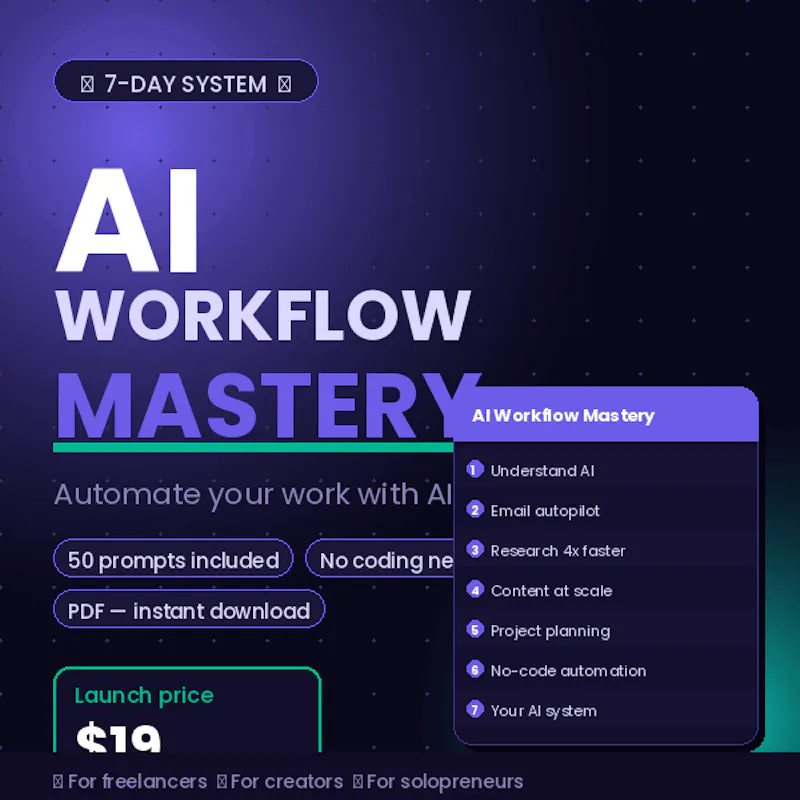 Automate your work with AI in 7 days screenshot 1
