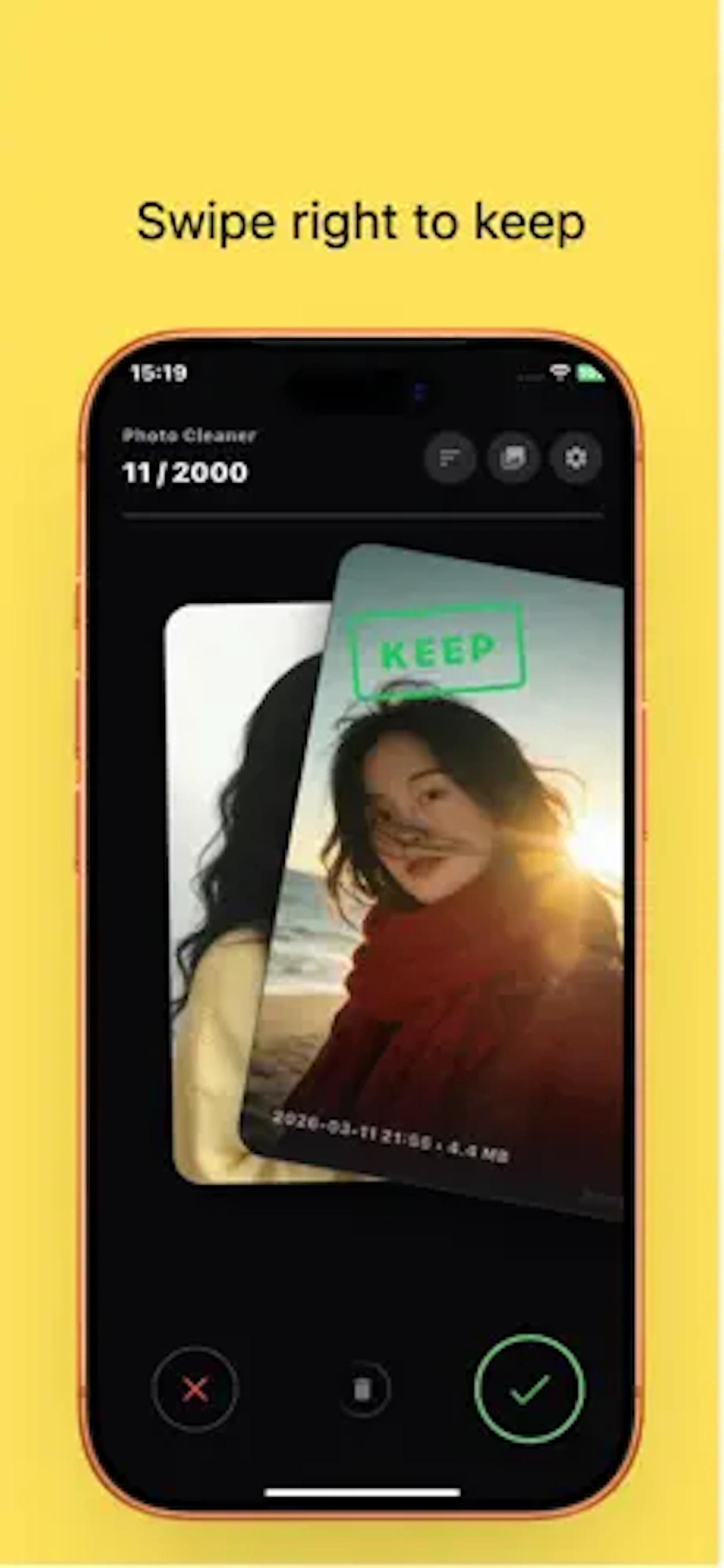 Swipe Photo Clean screenshot 3