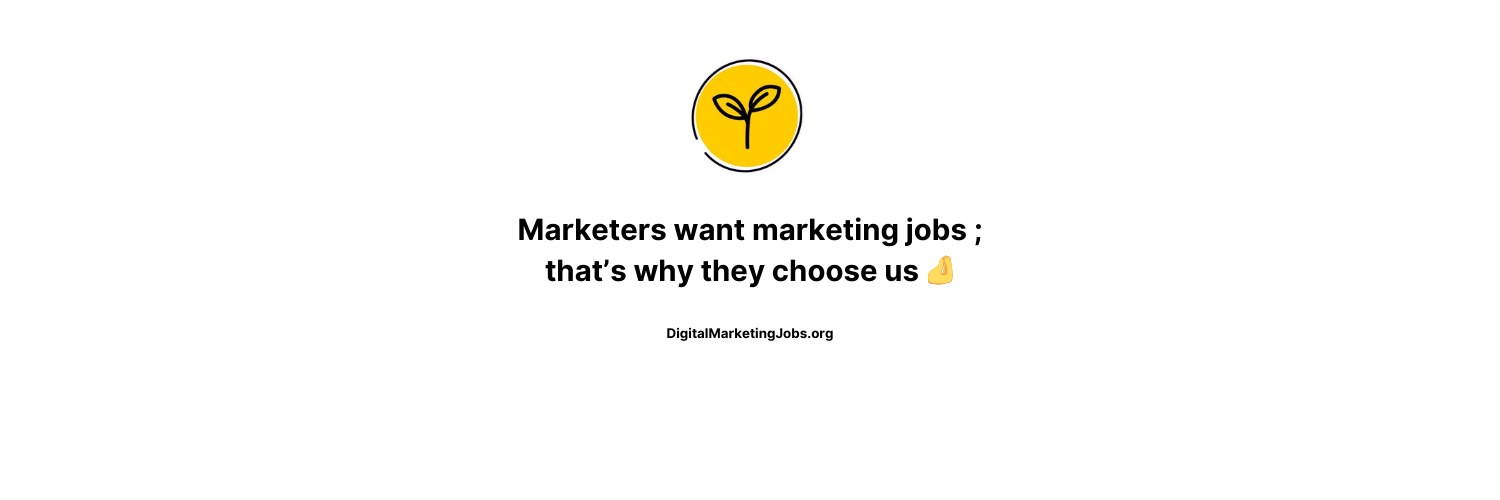 DigitalMarketingJobs.org - "Pazarlamacılar pazarlama işlerini istiyorlar, bu yüzden bizi seçiyorlar" medya 1