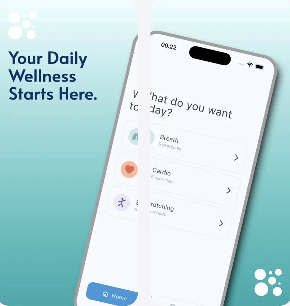 5 Minutes to Myself: Wellness Combo - Main product screenshot demonstrating key features and user interface