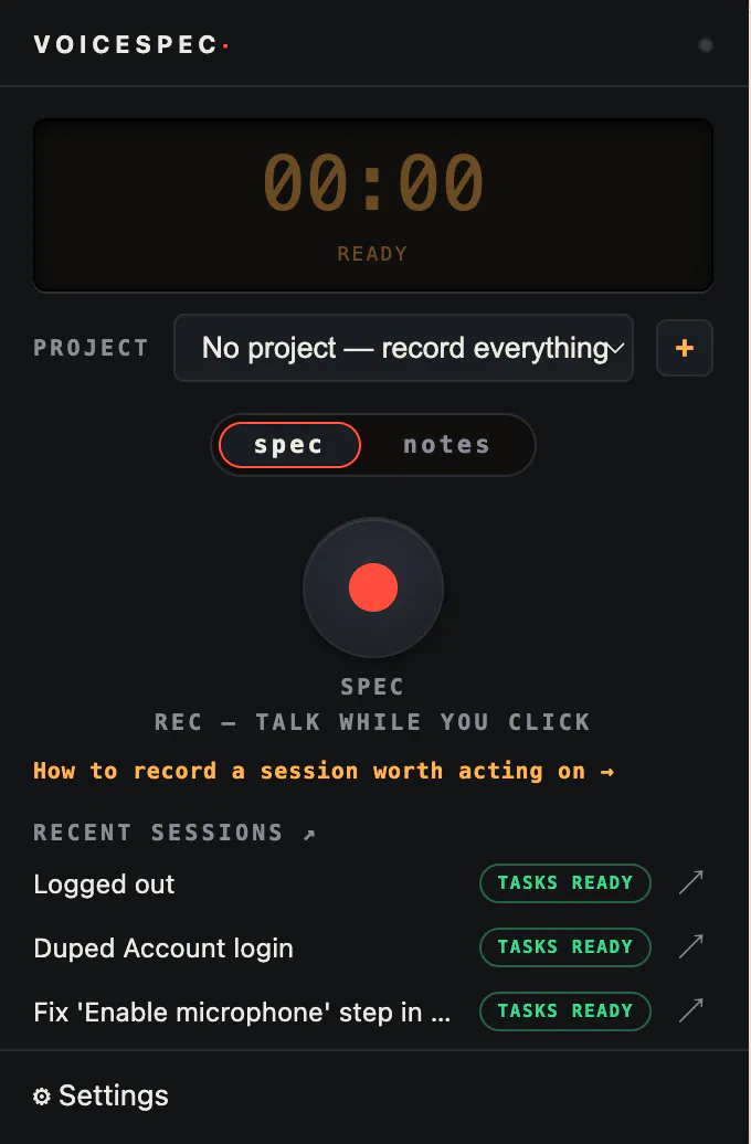 VoiceSpec 截图 2