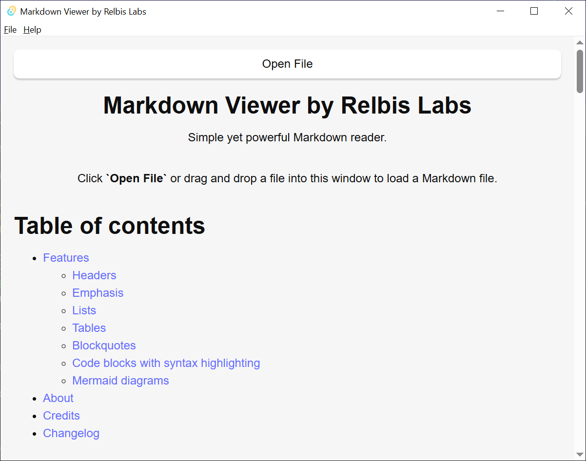 Markdown Viewer by Relbis Labs gallery image