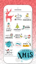 Hand Drawn Santa Emojis gallery image