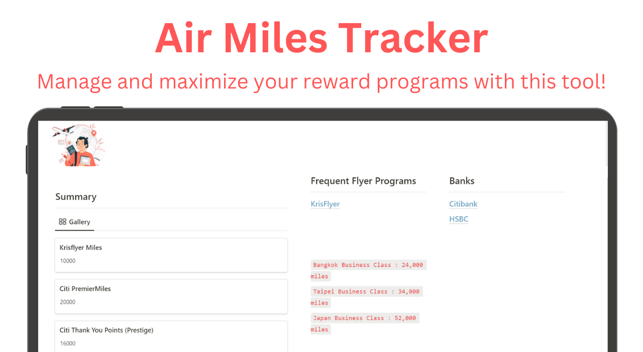 ตัวติดตาม Air Miles - Manager Air Miles ที่ไม่ยุ่งยากของคุณ media 1