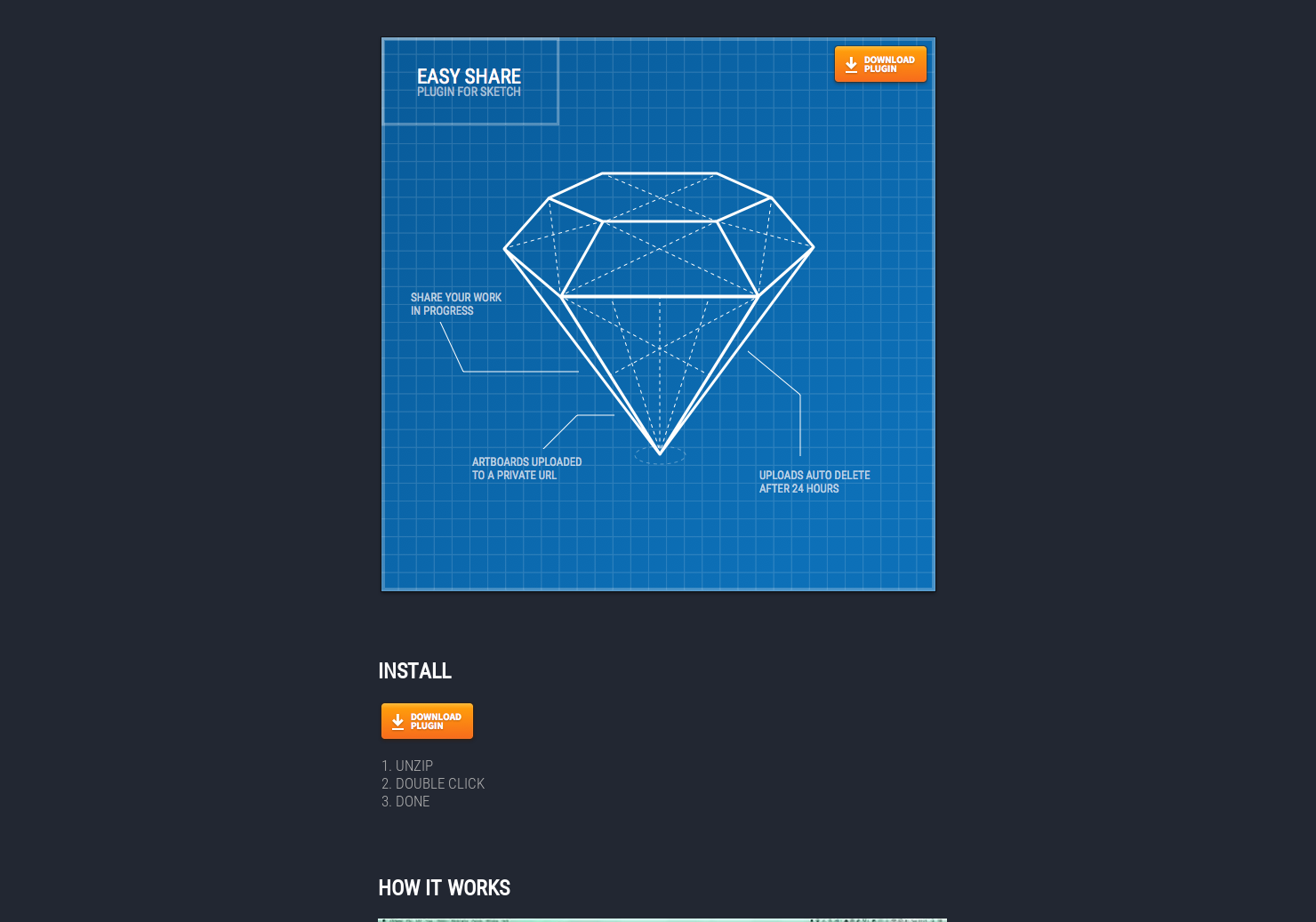 Easy Share Sketch plugin