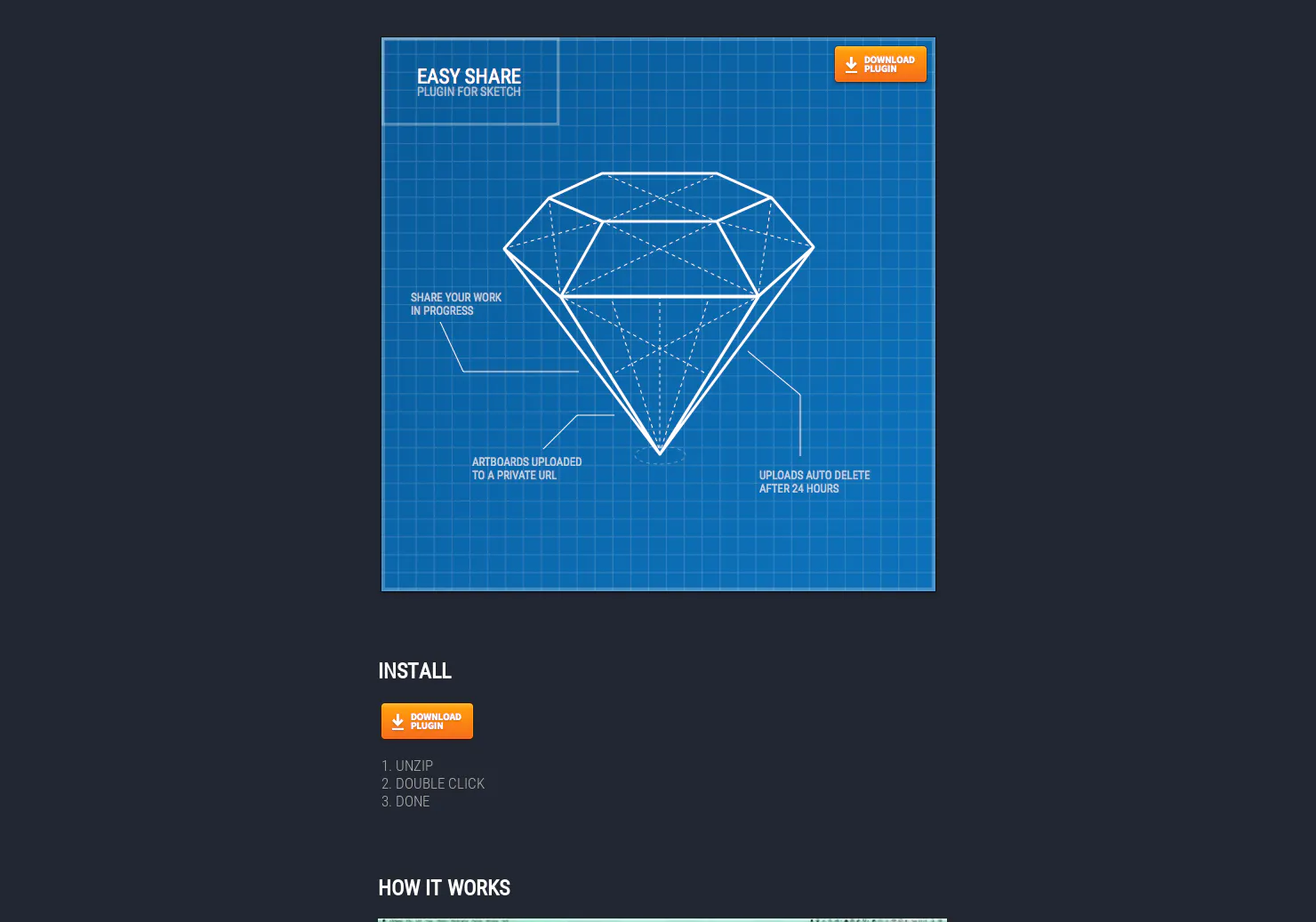 Easy Share Sketch plugin