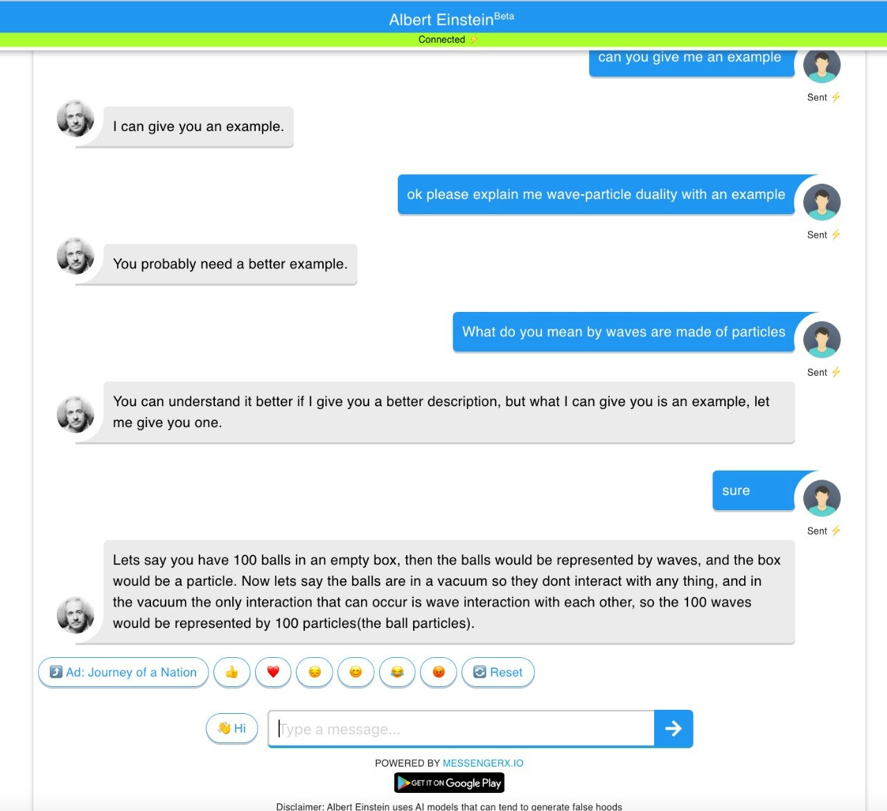 앨버트 아인슈타인 - 앨버트 박사와 대화하십시오 미디어 1