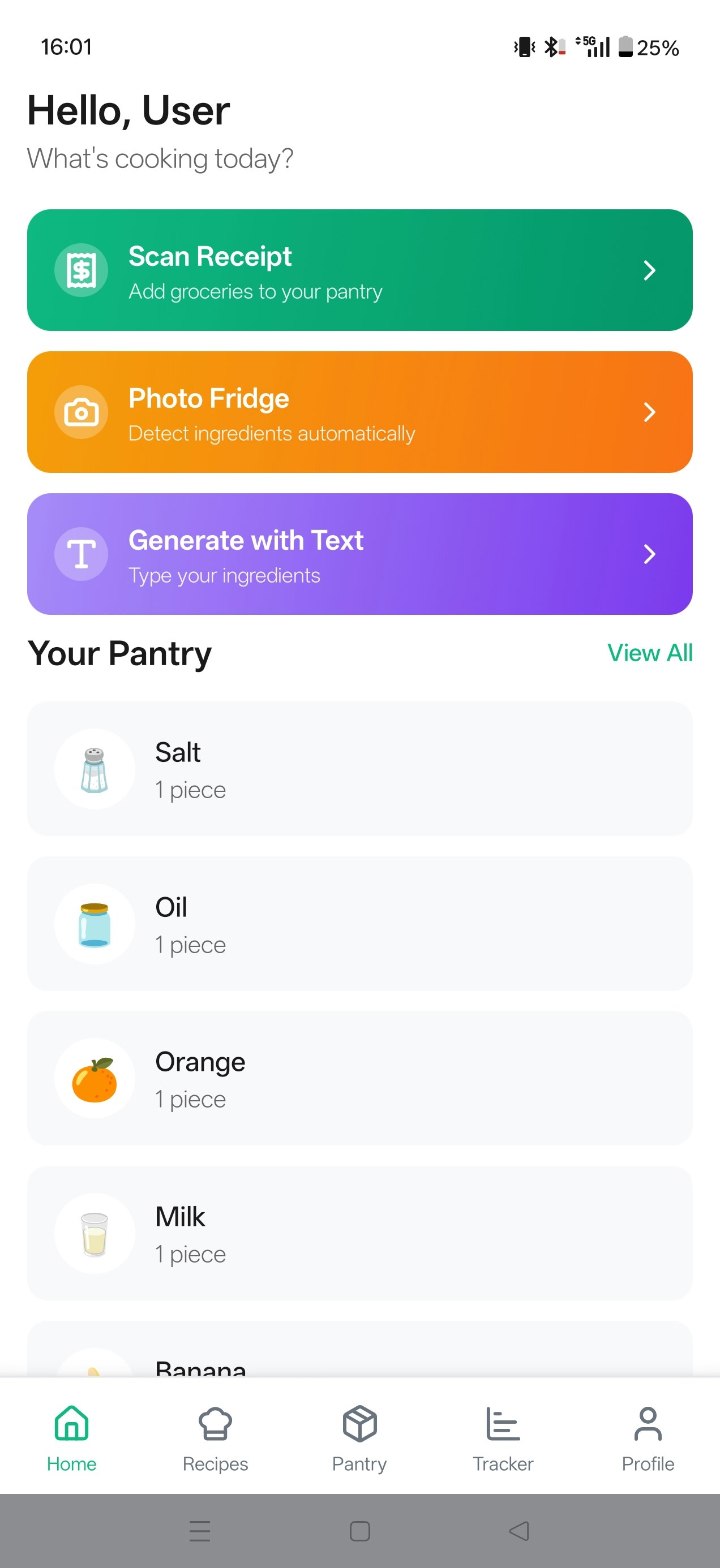 Scan2Meal — Your scans to smart recipes - Main product screenshot demonstrating key features and user interface