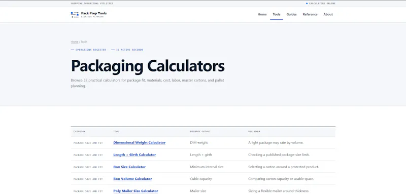 Pack Prep Tools screenshot 2