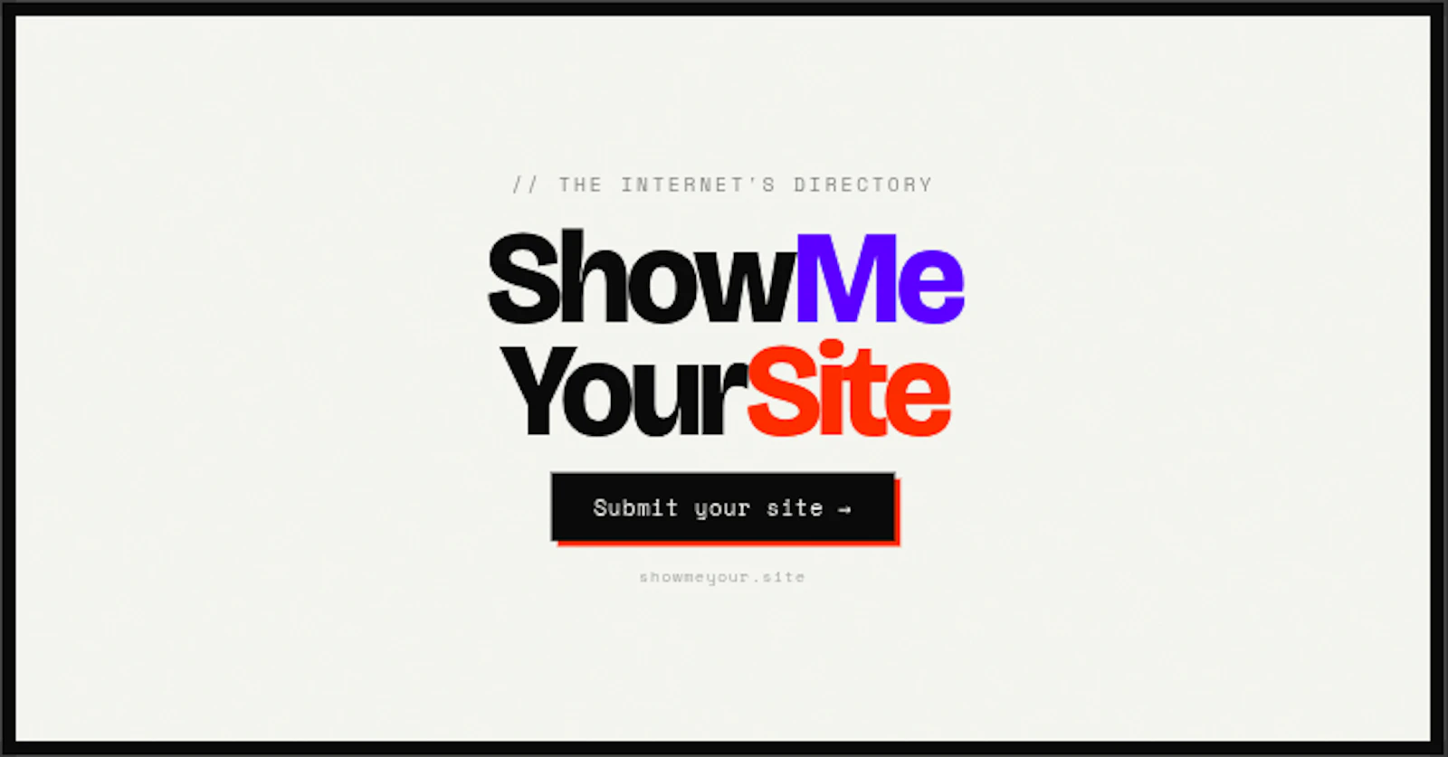 ShowMeYourSite screenshot 1