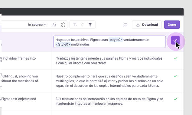 SmartCat -Übersetzer für Figma - Übersetzen Sie Ihre Designs in einem Klick, ohne Figma zu verlassen Medien 4