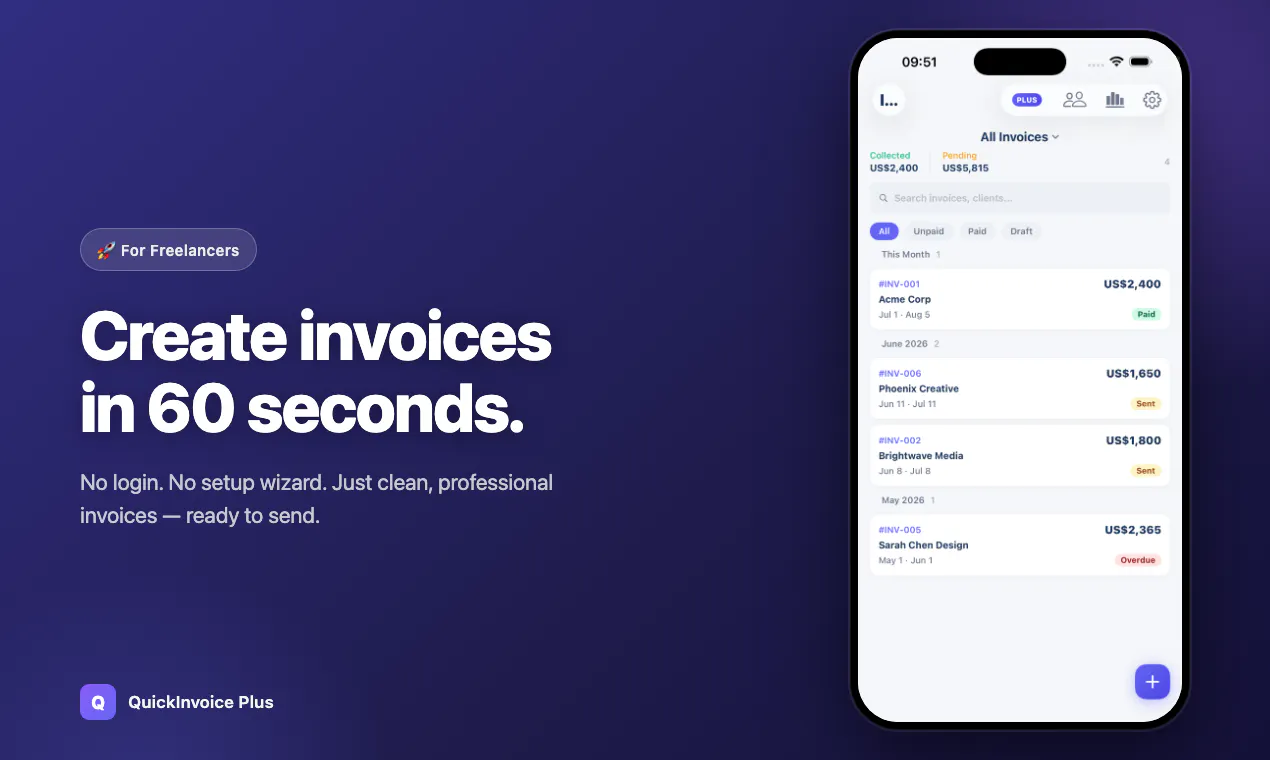 QuickInvoice Plus gallery image