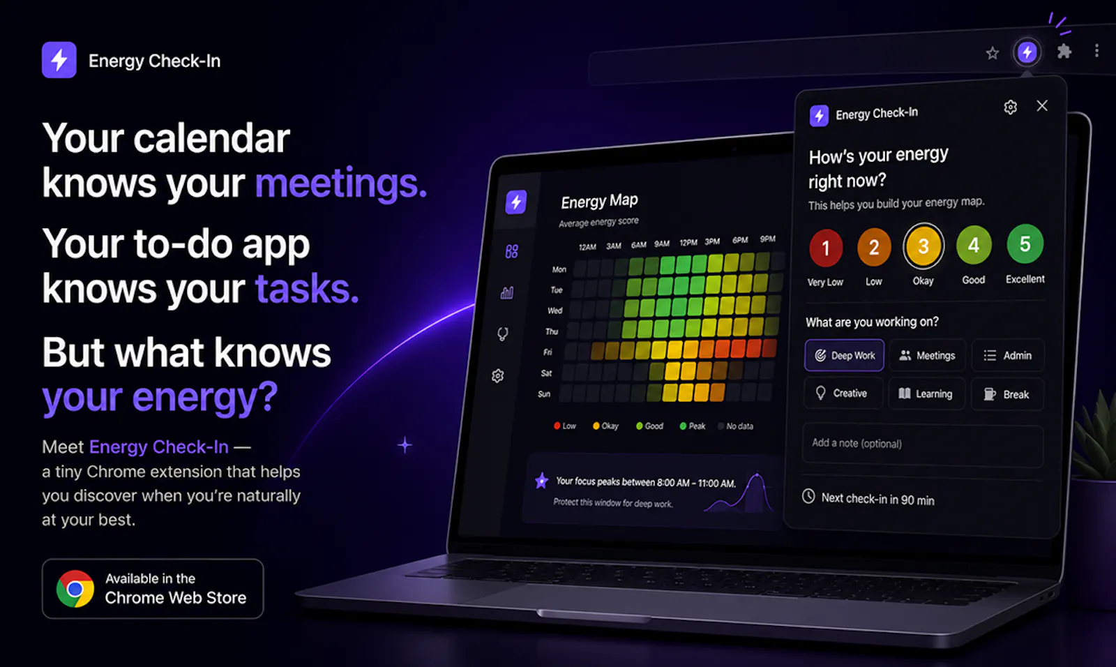 Energy Check-in App screenshot 1