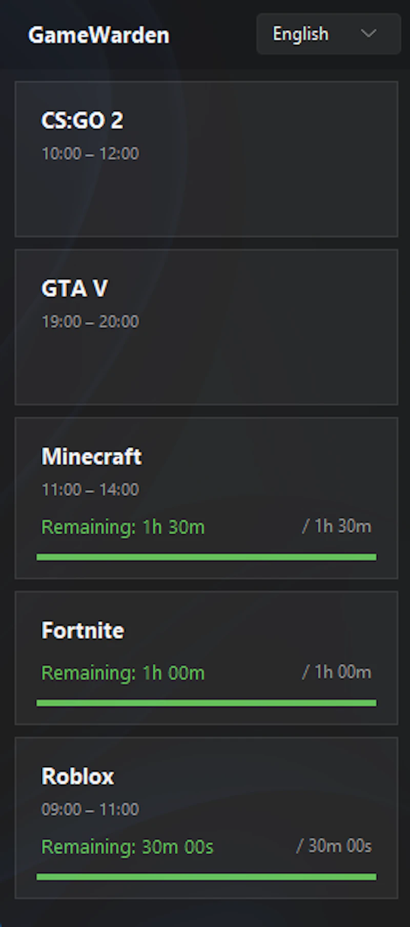 GameWarden — Parental Game Time Control screenshot 3