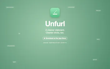 Unfurl — Strip the junk. Keep the link. gallery image