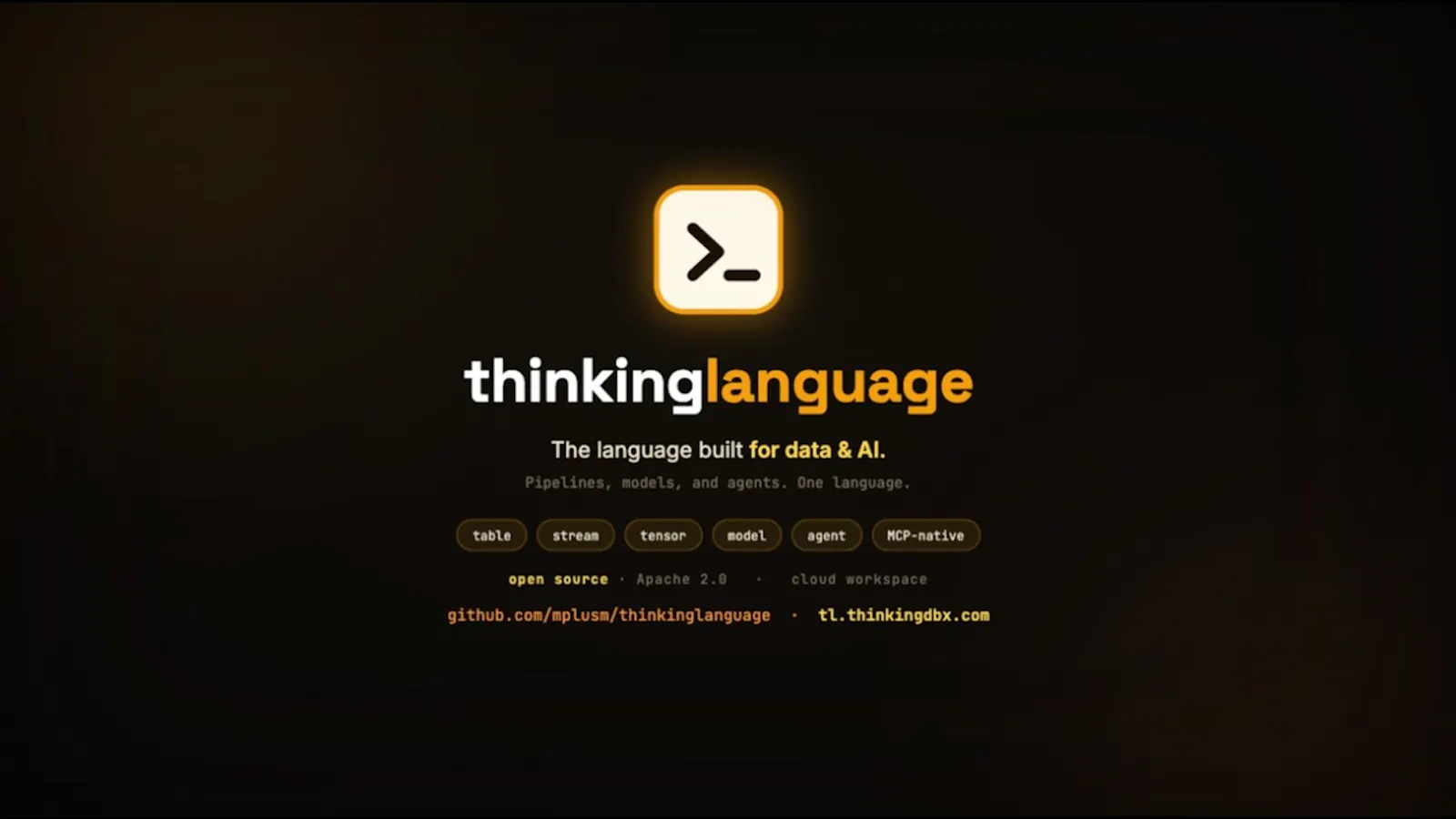 ThinkingLanguage screenshot 1 (video preview)