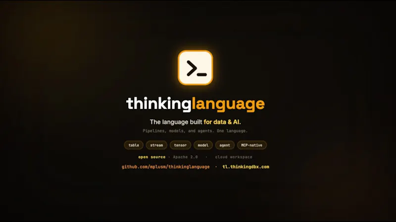 ThinkingLanguage screenshot 1 (video preview)